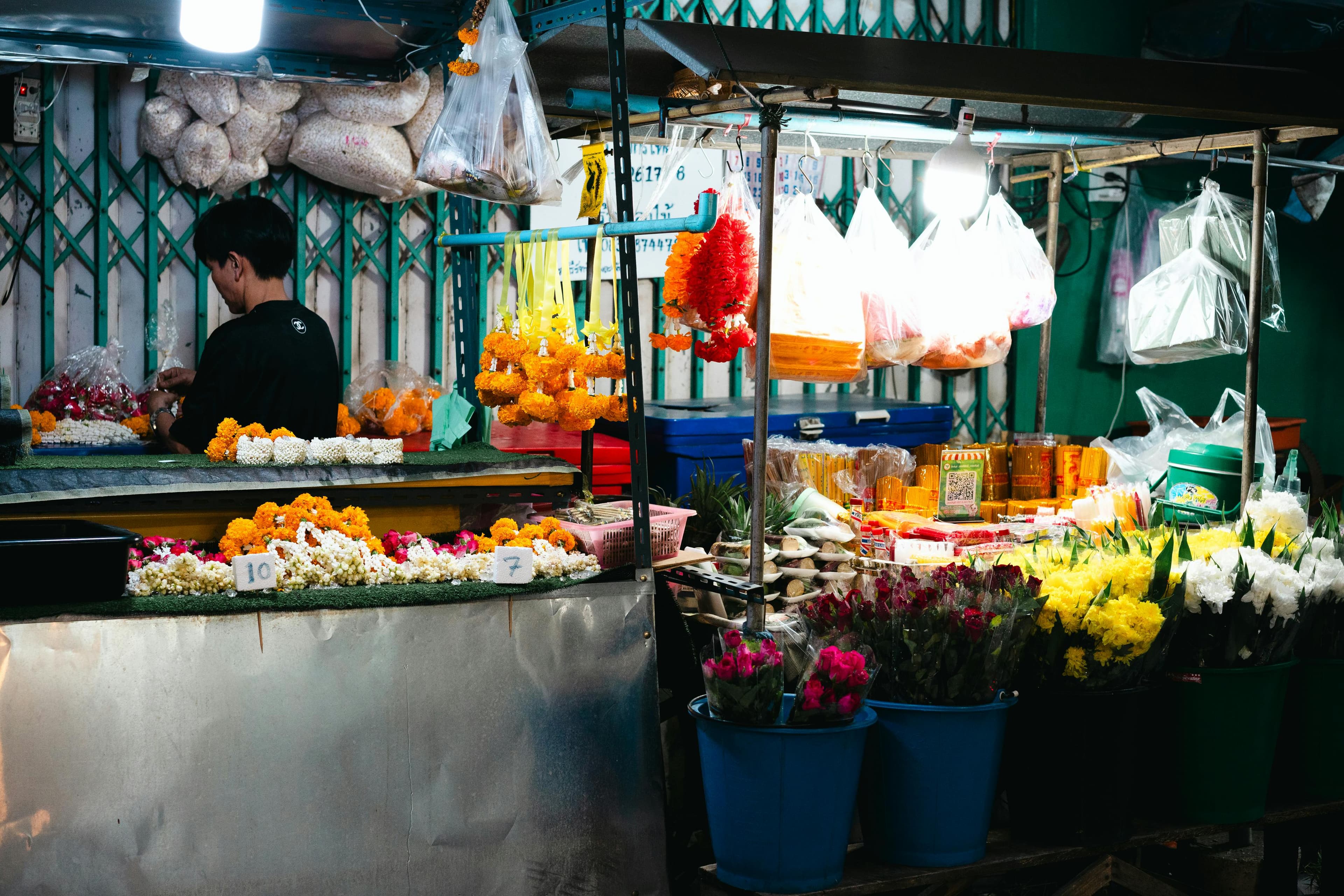 A variety of colorful anti-inflammatory foods including fruits, vegetables, and fish