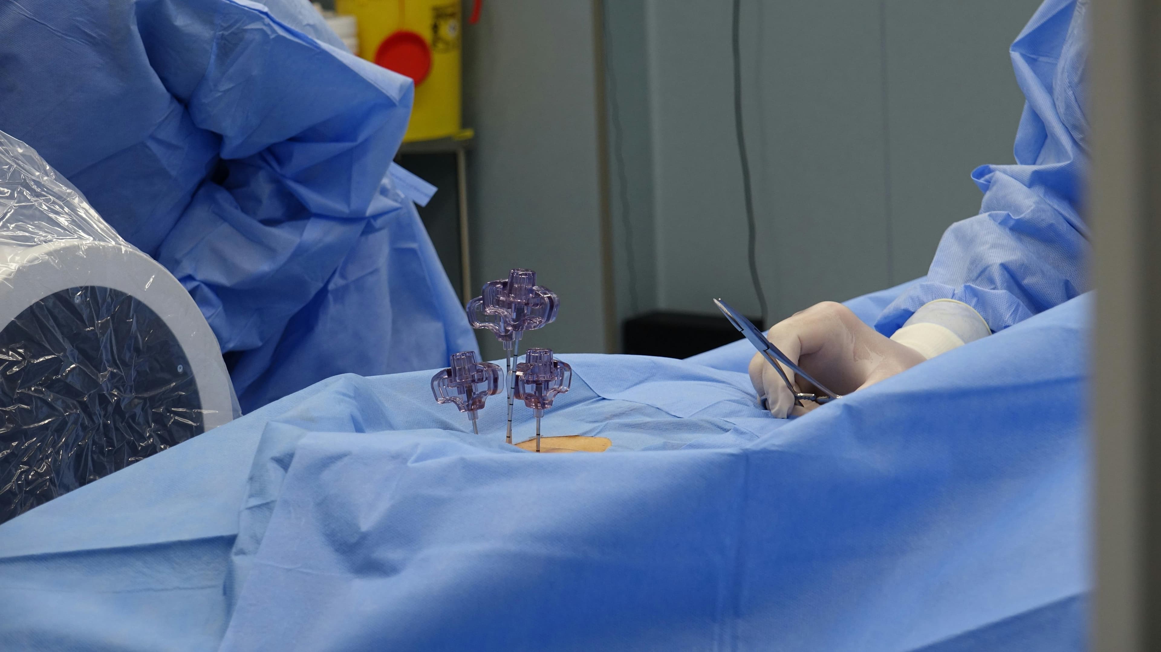 A medical professional performing a safe anal bleaching procedure in a clinical setting