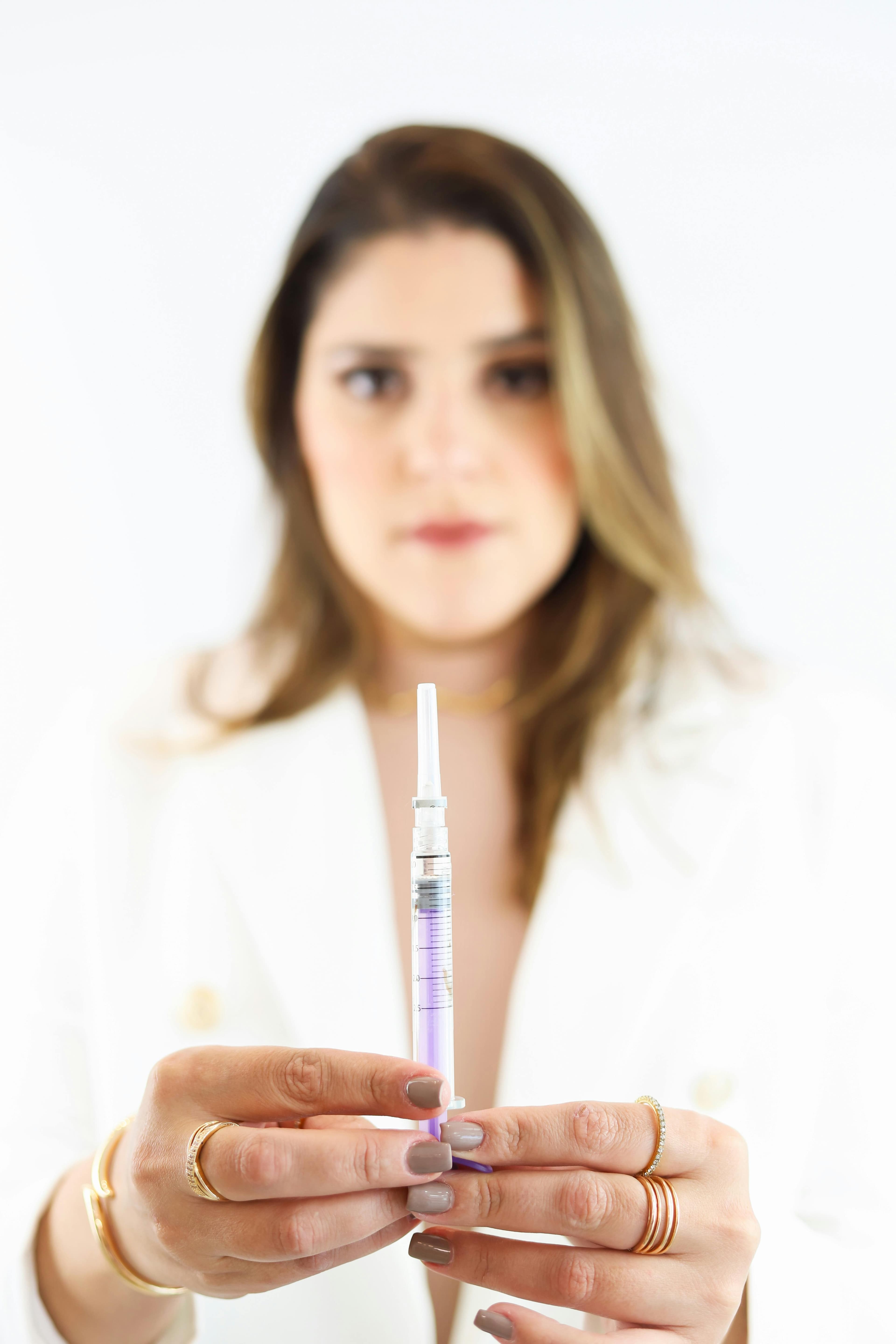 Dentist performing a dental procedure on a patient