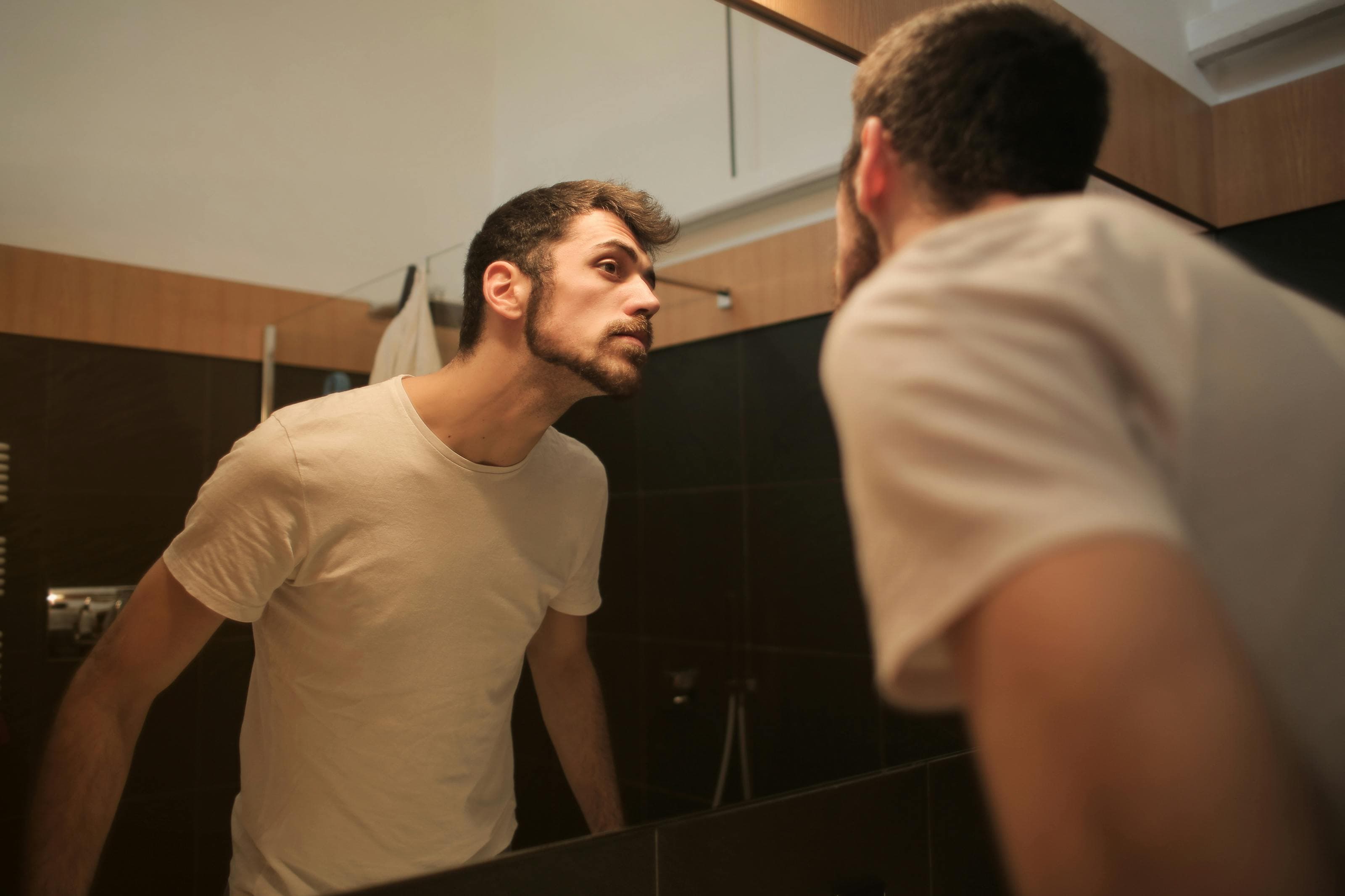 A person performing a safe and scientifically-backed skincare routine