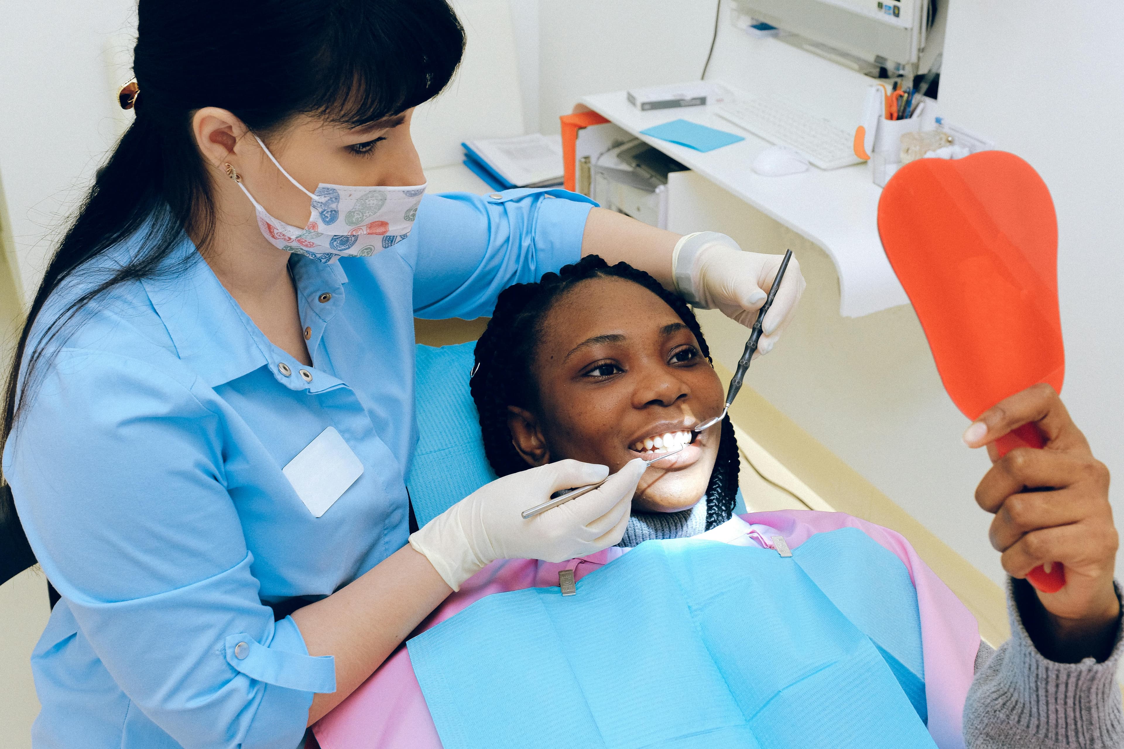 Dental X-ray showing impacted wisdom teeth and their proximity to nerves