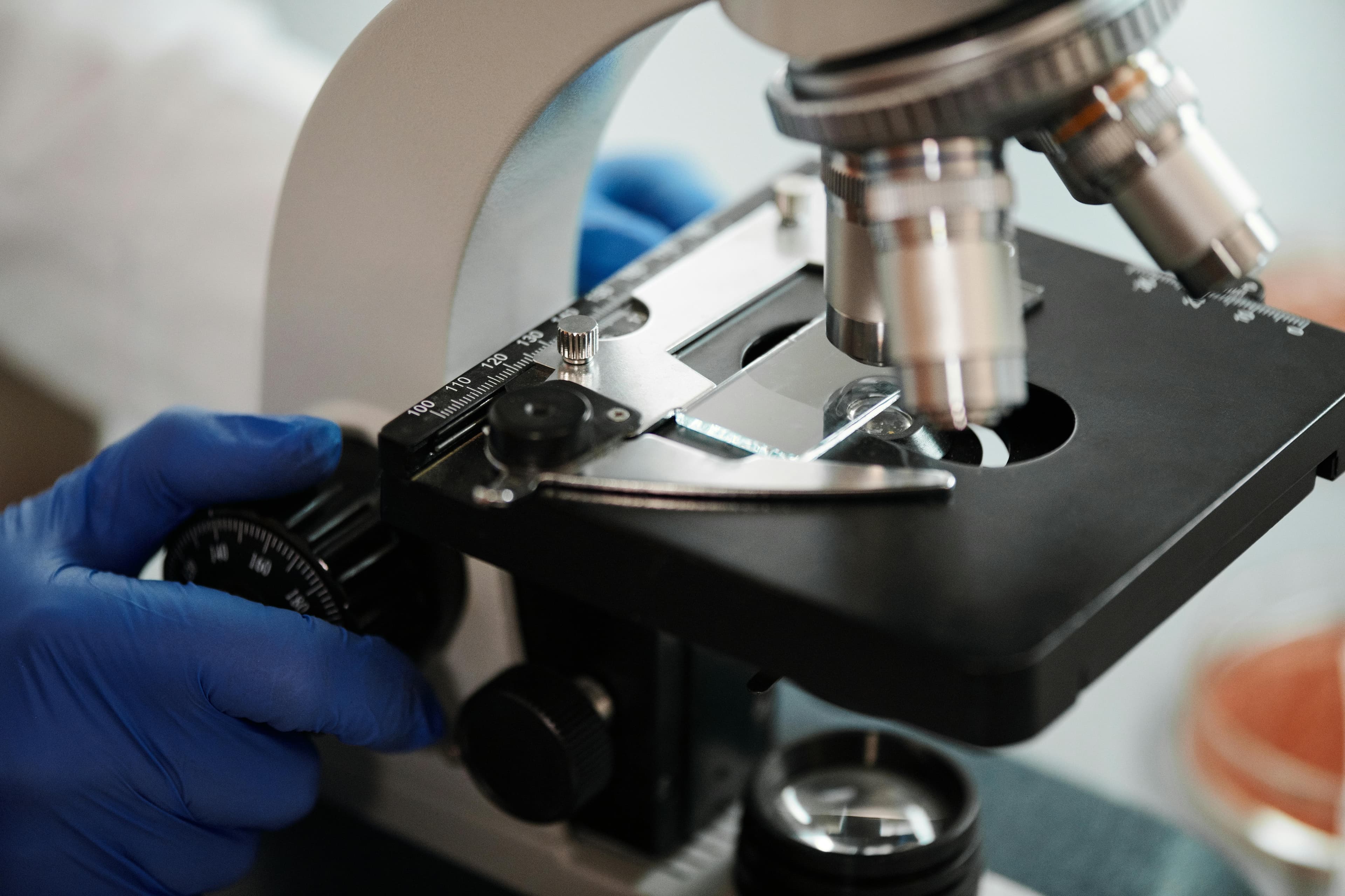 A scientist analyzing food samples for fructan content using laboratory equipment