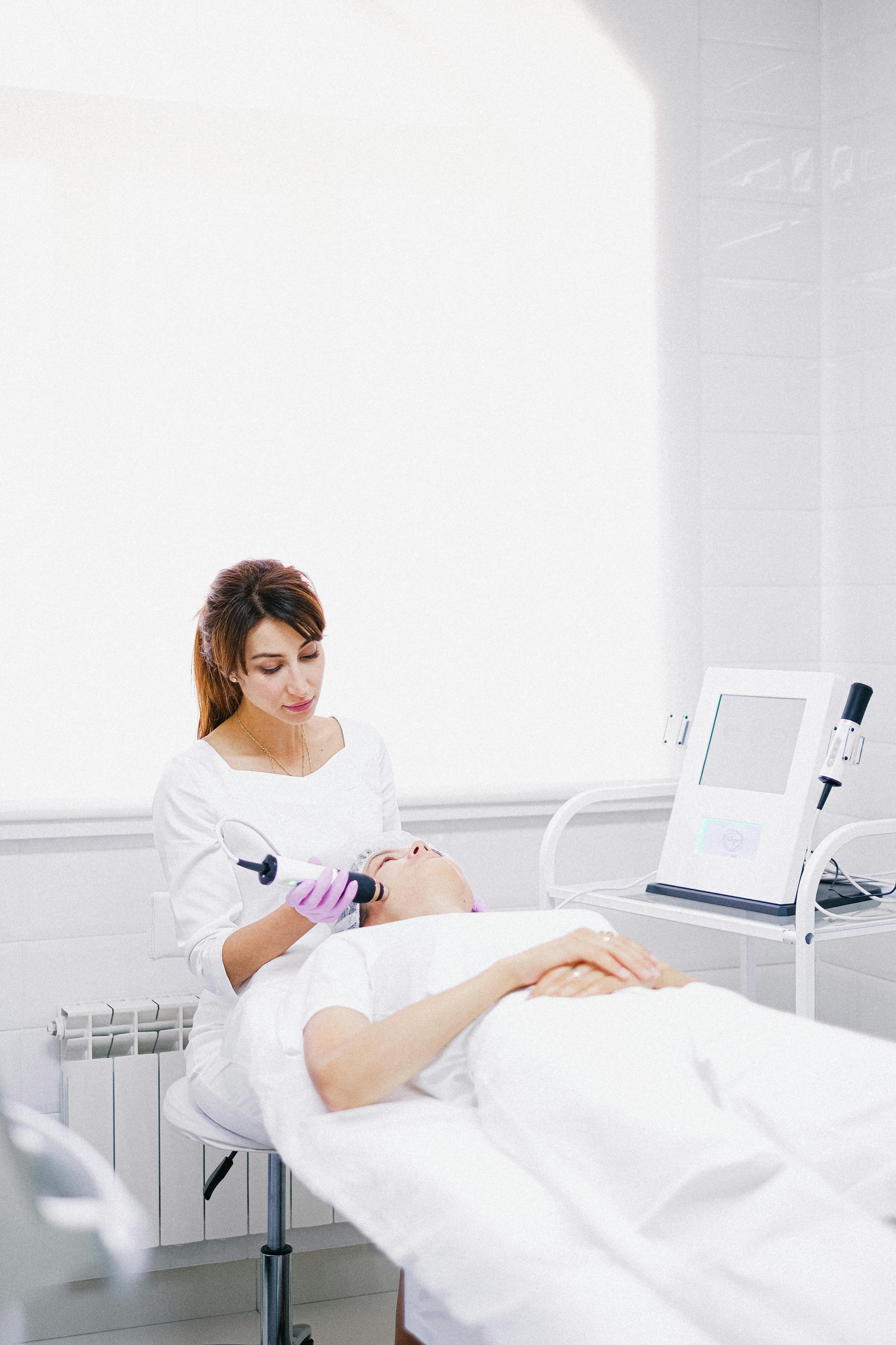 An excimer laser machine used in medical treatments