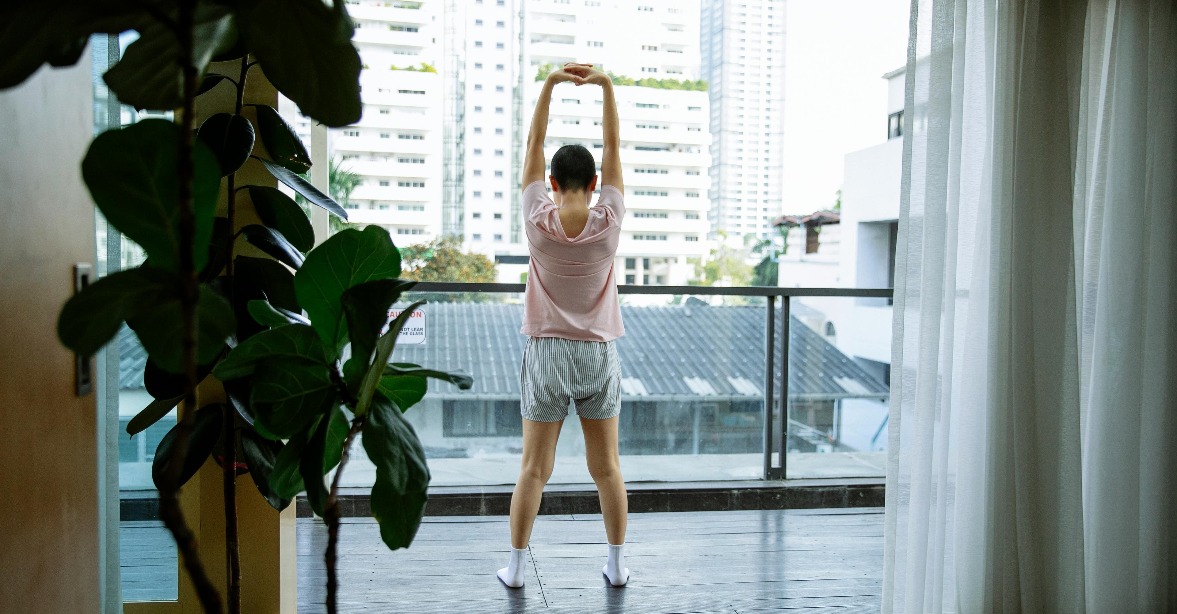 Patient undergoing physical therapy exercises for hip and back