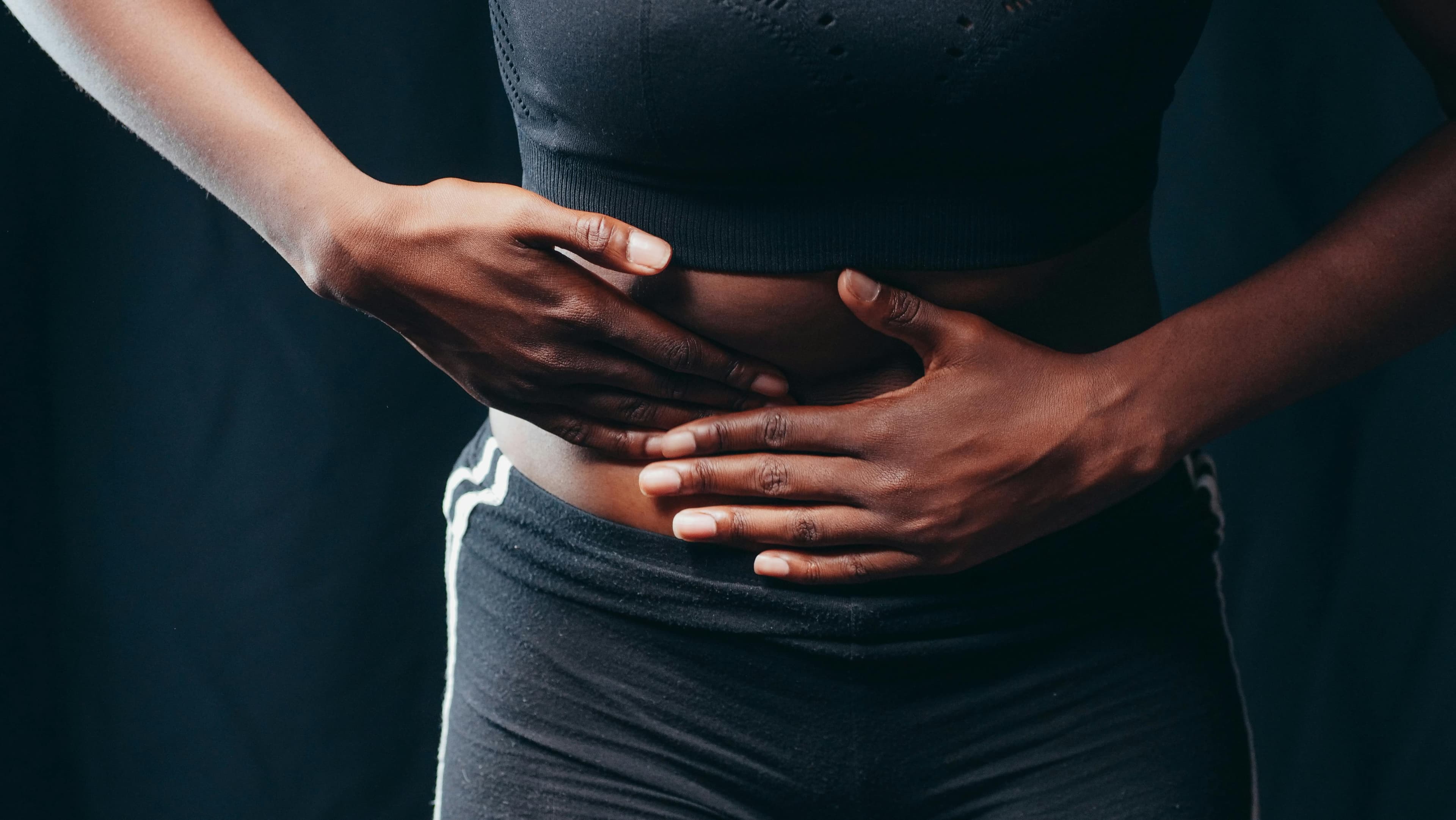 Illustration showing areas of abdominal pain associated with gallbladder issues