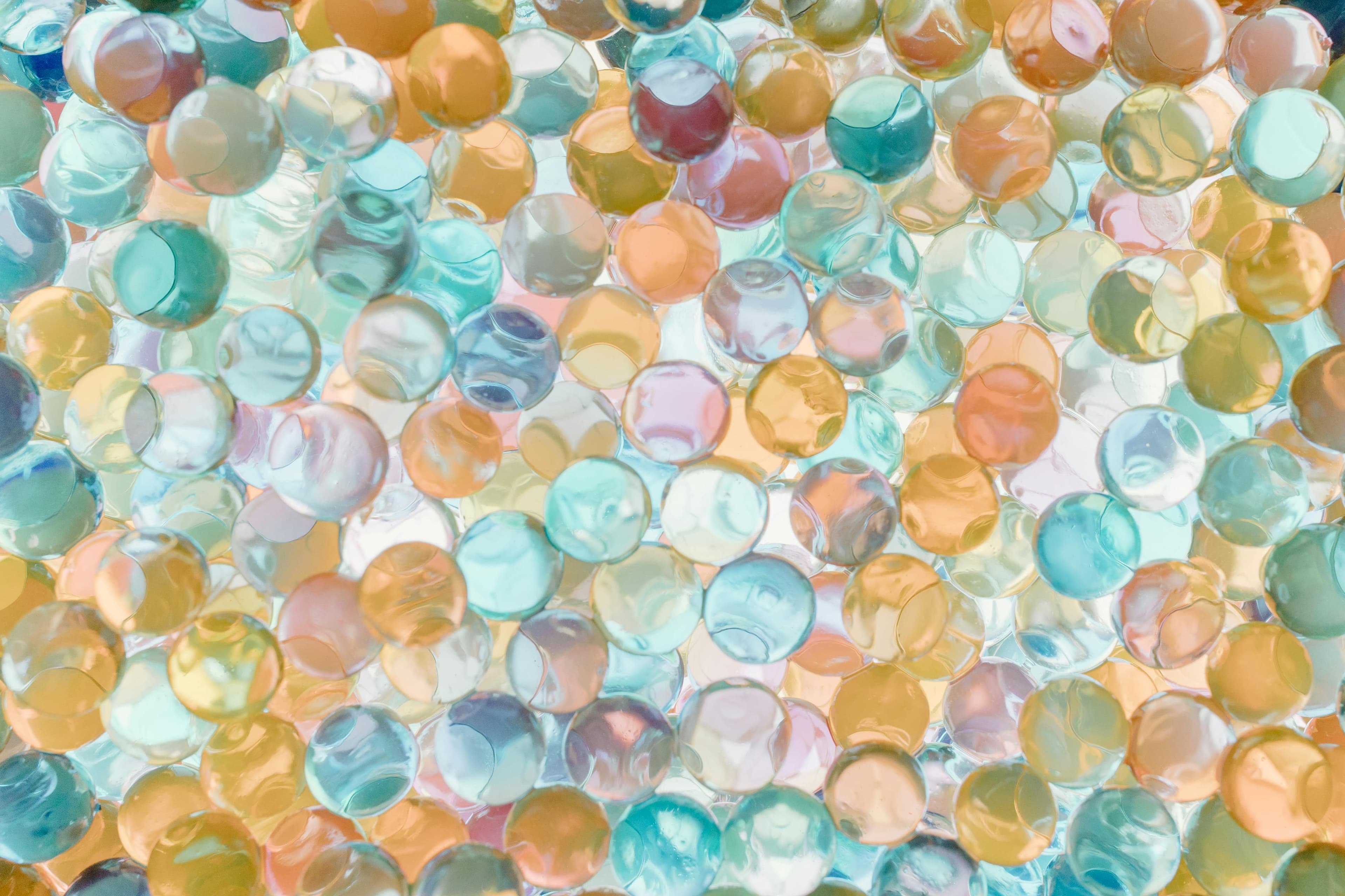 Various types of eye discoloration showing different colors and patterns