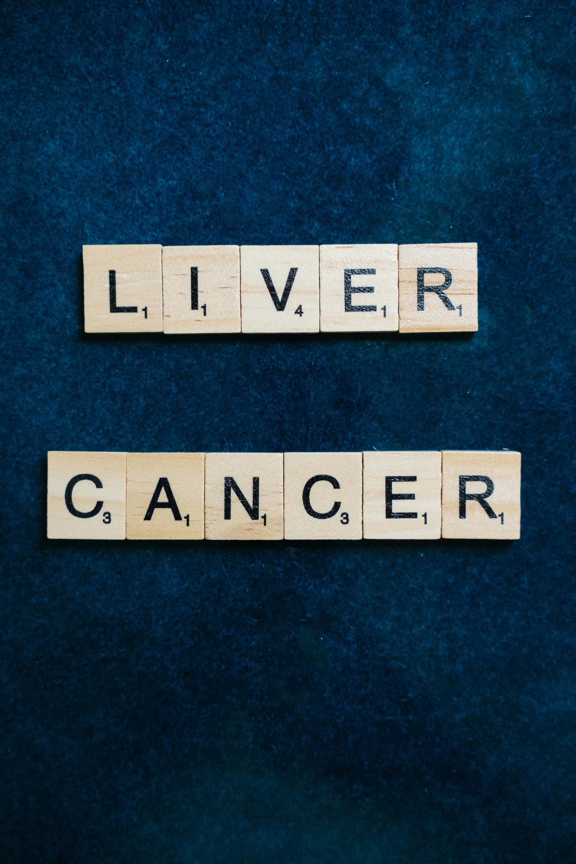A detailed liver scan showing various stages of liver disease