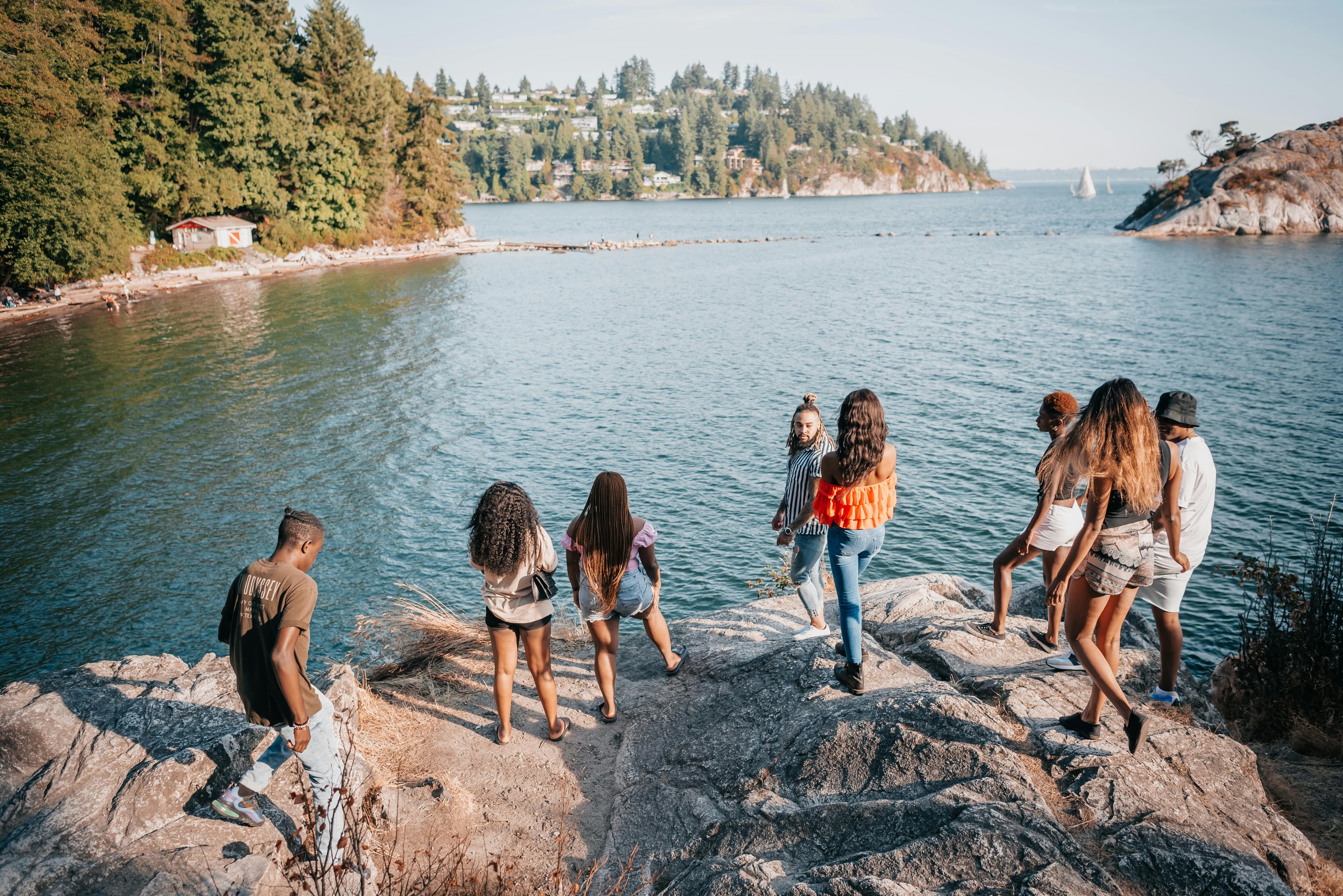 A diverse group of families representing the foundation of society
