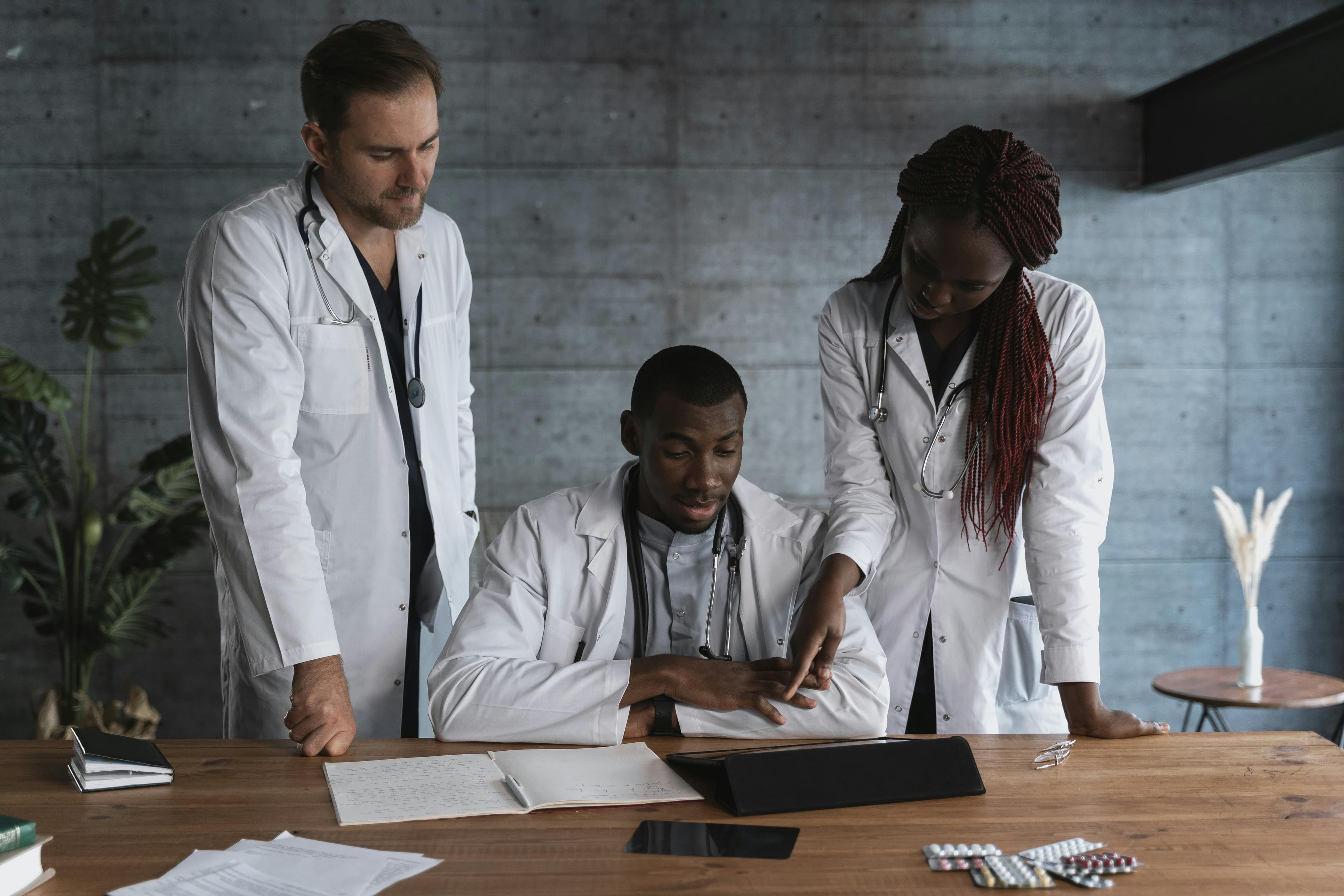 Doctor and patient collaborating on a treatment plan